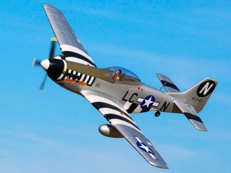 E-flite P-51D Mustang BNF Basic V2 with AS3X® 1.2m (48 ) Wingspan - BNF Online Sale