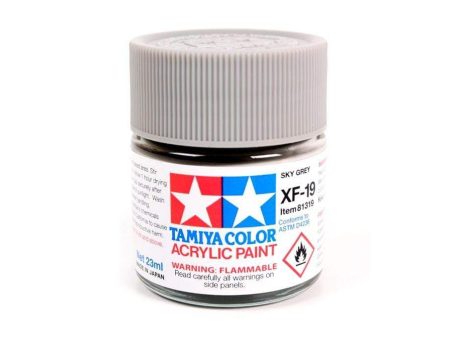 Tamiya Acrylic XF-19 Sky Gray 23ml Bottle Online Sale