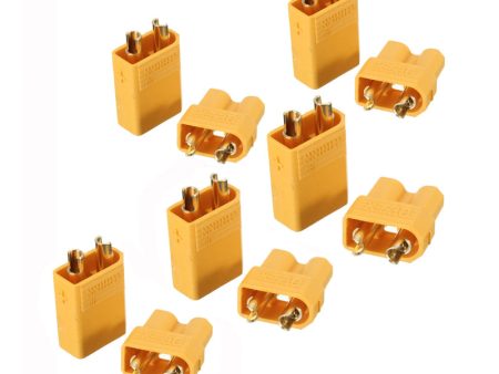 5 Pairs XT30 2mm Golden Male Female Non-slip Plug Interface Connector Discount