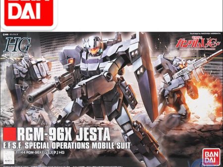 Original HG 1 144 Gundam Model RGM-96X JESTA GUNDAM Japanese Model Robot Mobile Suit Kids Toys Online Sale