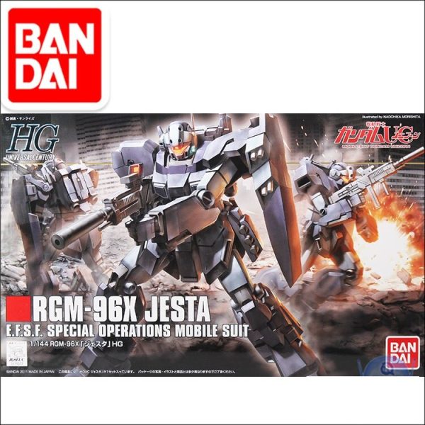 Original HG 1 144 Gundam Model RGM-96X JESTA GUNDAM Japanese Model Robot Mobile Suit Kids Toys Online Sale