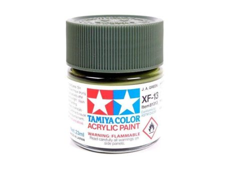 Tamiya Acrylic XF-J.A. Green 23ml Bottle Online now