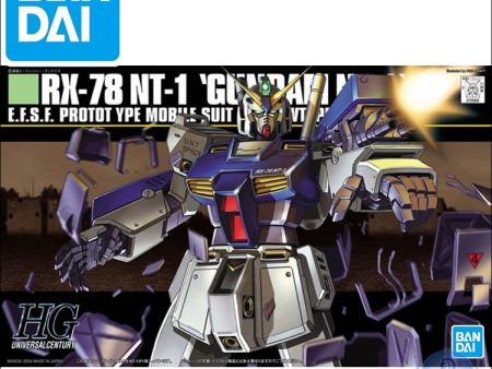 Original Gundam Model HG 1 144 GUNDAM RX-78 NT-1 Mobile Suit Hand Building Model Japaness Robot Online Hot Sale