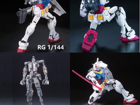 Bandai Gundam RG 1 144 Model RX-78 UNICORN GUNDAM Freedom Unchained Mobile Suit Kids Toys Hot on Sale