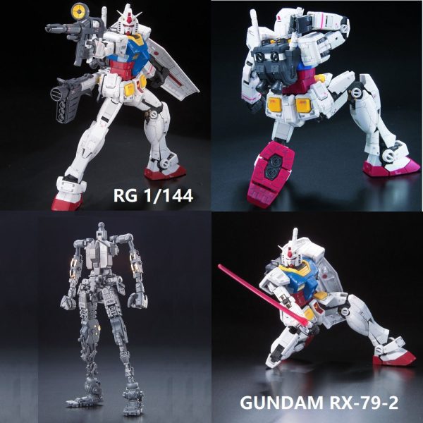 Bandai Gundam RG 1 144 Model RX-78 UNICORN GUNDAM Freedom Unchained Mobile Suit Kids Toys Hot on Sale