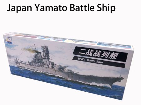 1:700 Scale Warship World War II Yamato Battle Ship Plastic Assembly Model Electric Toy Supply