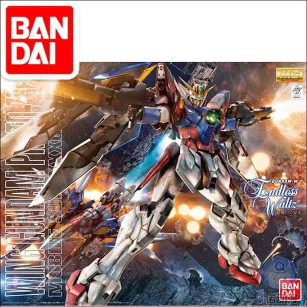 Original Gundam MG 1 100 Model XXXG-00W0 WING GUNDAM ZERO EW Mobile Suit Kids Toys For Sale