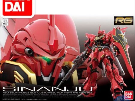 Bandai Gundam RG 1 144 Model MSN-06S NEO ZEON SINANJU Unchained Mobile Suit Kids Toys For Discount