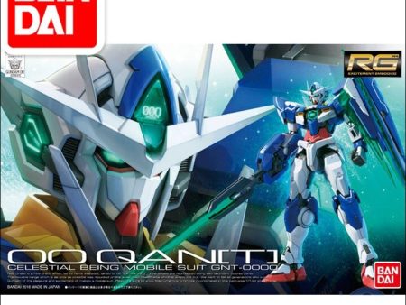 Original Gundam RG 1 144 Model GUNDAM GNT-0000 00 QAN[T] 00Q Mobile Suit Kids Toys With Holder For Discount