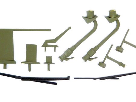 Roban 700 Size AH-64 Green Apache Scale Parts Set Online now