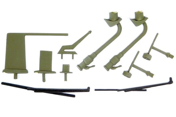 Roban 700 Size AH-64 Green Apache Scale Parts Set Online now