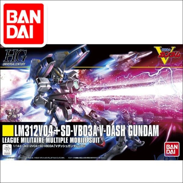 Original Japaness Gundam HG 1 144 Model LM312V04+SD Victory V-DASH GUNDAM Mobile Suit Kids Toys Supply