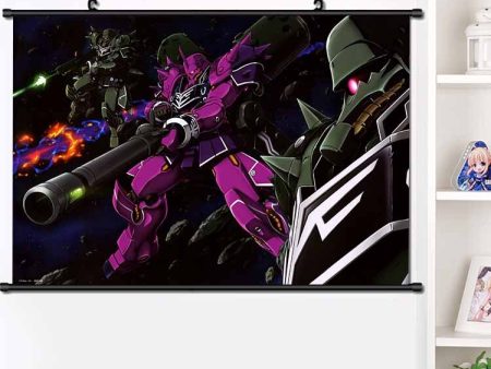 Anime Mobile Suit Gundam UC Wall Scroll Mural Poster Wall Hanging Poster Fashion Otaku Home Decor 40×60cm Fashion