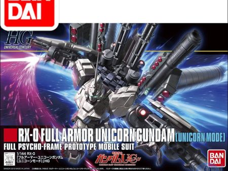 Original Gundam Model RX-0 FULL Armor UNICORN Mode GUNDAM Freedom Destroy Unchained Mobile Suit Kids Toys With Holder on Sale