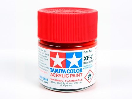 Tamiya Acrylic XF-7 Flat Red 23ml Bottle Cheap