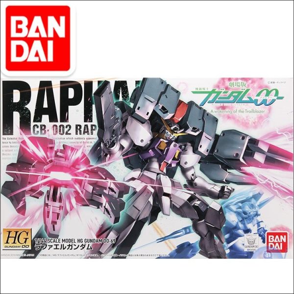 Original Japaness Gundam Model HG 1 144 00 RAPHAEL GUNDAM Mobile Suit Kids Toys Supply