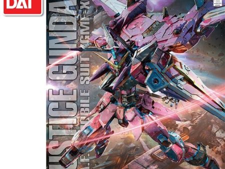 Japaness BANDAI Original Gundam MG 1 100 Model GUNDAM SEED DESTINY JUSTICE Mobile Suit Kids Toys With Holder Sale