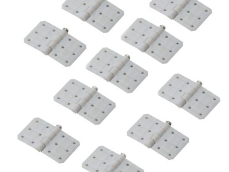 10Pcs Plastic Hinge 29x16mm For RC Airplane Aileron Hot on Sale