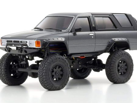 Kyosho Mini-Z 4X4 Toyota 4 Runner Dark Metallic Grey Crawler Readyset 1 24 Scale 4WD Truck - RTR Online Hot Sale