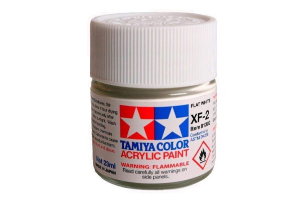 Tamiya Acrylic XF-2 Flat White 23ml Bottle Online Hot Sale