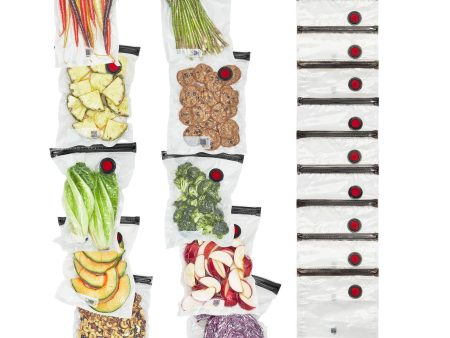 Zwilling Fresh & Save 20-pc Medium Vacuum Sealer Bags, 1 Gallon Reusable Sous Vide Bags, Meal Prep Discount