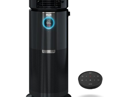 Shark 3-in-1 Max Air Purifier, Heater & Fan, 1000 Sq.Ft Space w  NanoSeal HEPA, Clean Sense IQ, Odor Lock, Charcoal Grey - Certified Refurbished Cheap