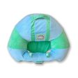 Hugaboo Infant Sitting Chair, Portable, Washable Baby Floor Seat, Blue and Green Supply