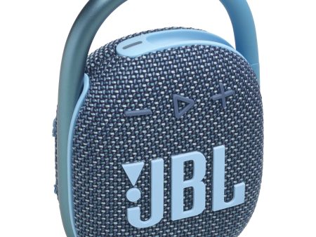 JBL Clip 4 Eco Waterproof Wireless Portable Bluetooth Speaker, Blue - Certified Refurbished Online now