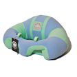 Hugaboo Infant Sitting Chair, Portable, Washable Baby Floor Seat, Blue and Green Supply