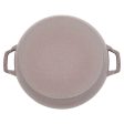 Staub Cast Iron 3.5-qt Braiser with Glass Lid - Lilac Online Hot Sale