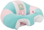 Hugaboo Infant Sitting Chair, Portable, Washable Baby Floor Seat, Cotton Candy on Sale