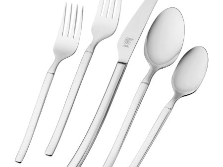 Zwilling Opus 20-Piece 18 10 Stainless Steel Flatware Set, Silver Discount