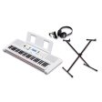 Yamaha EZ-300 Beginner s 61-Key Lighted Portable Musical Keyboard, Stand, Headphones & Power Adapter Bundle Discount