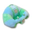 Hugaboo Infant Sitting Chair, Portable, Washable Baby Floor Seat, Blue and Green Supply