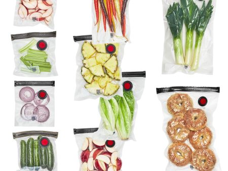 Zwilling Fresh & Save 10-pc Assorted Sizes Vacuum Sealer Bags, Sous Vide Bags, Meal Prep Online now