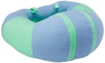 Hugaboo Infant Sitting Chair, Portable, Washable Baby Floor Seat, Blue and Green Supply