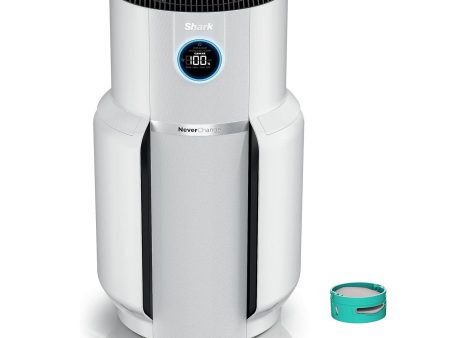 Shark NeverChange Air Purifier MAX, 1400 sq.ft., 5-Year Filter Life, Odor Neutralizer, White - Certified Refurbished For Sale